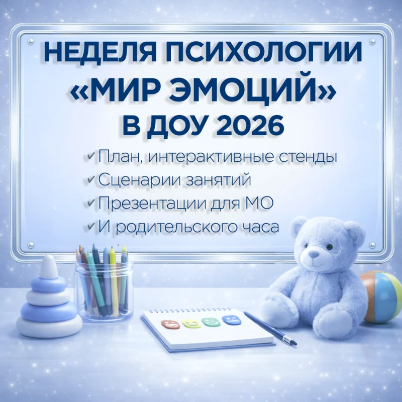 Неделя психологии «В мире эмоций» ДОУ 2026