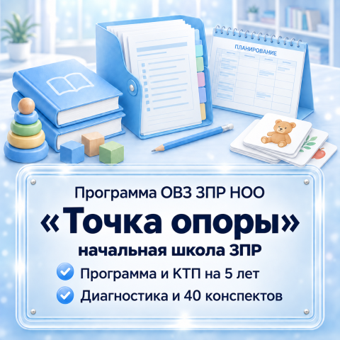 «Точка опоры» — коррекционно-развивающая программа с детьми ЗПР в начальной школе.