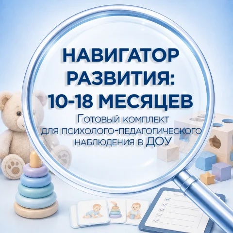 Навигатор развития: 10–18 месяцев — карты психолого-педагогического наблюдения