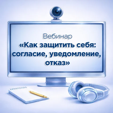 Вебинар «Как защитить себя: согласия, уведомления, отказы»