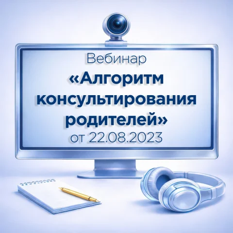 Вебинар «Алгоритм консультирования родителей»