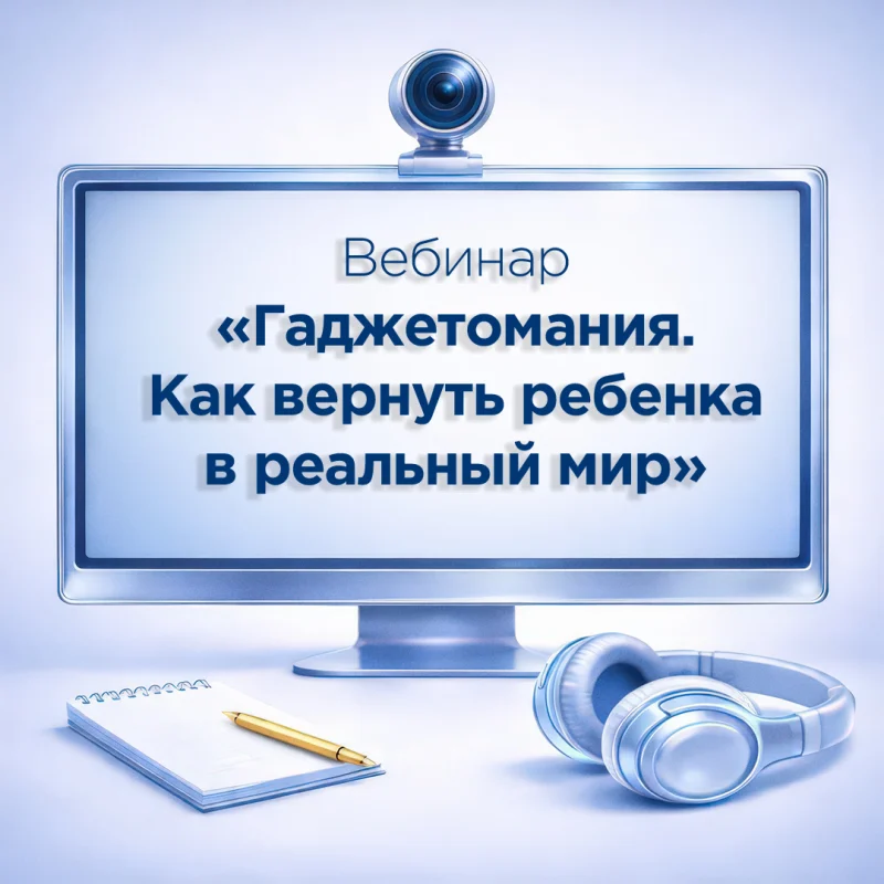 Вебинар «Гаджетомания. Как вернуть ребенка в реальный мир?» + памятки, чек-листы, пошаговые алгоритмы.