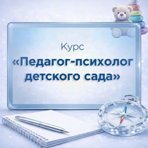 Онлайн-курс «Педагог-психолог детского сада»