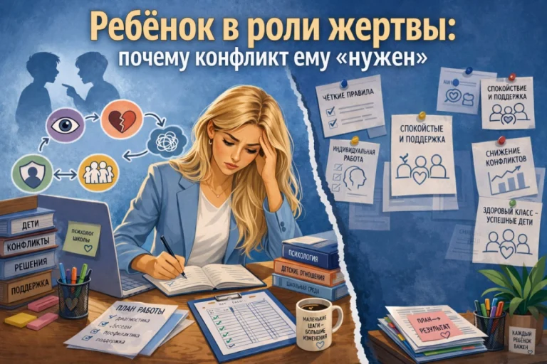 Ребёнок в роли жервы