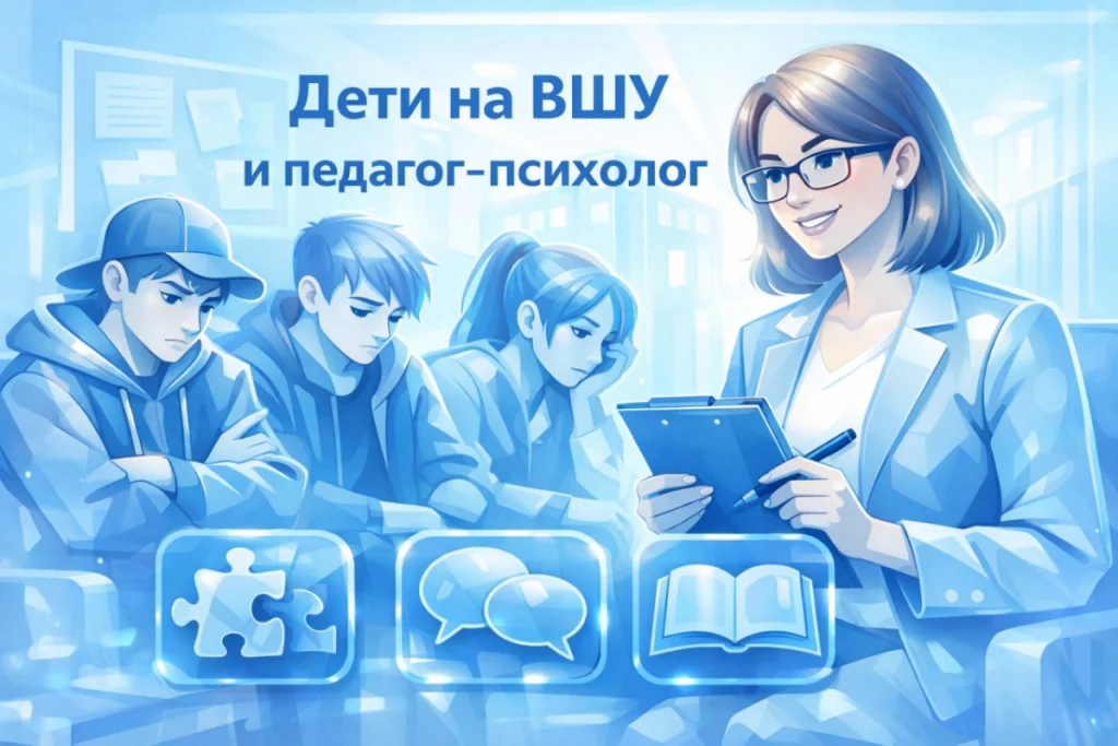 Дети на ВШУ и педагог психолог