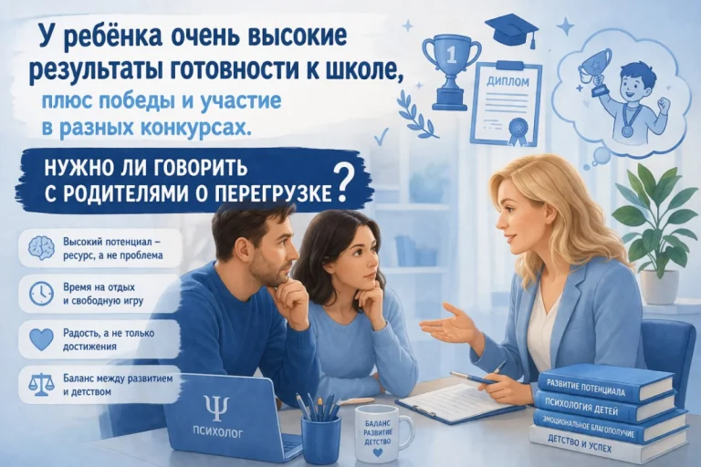 Нужно ли говорить с родителями о перегрузке?
