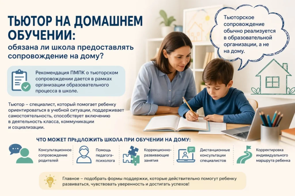 Тьютор на домашнем обучении