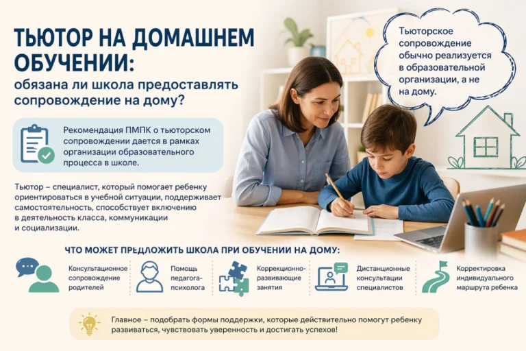 Тьютор на домашнем обучении